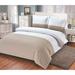 Ebern Designs Claritza, Luxury Ultra Soft 300 Thread Count - Cotton Sateen, Grey, Twin 39-Inch, 8 Piece Duvet Set | Wayfair