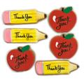 Thank You Teacher Cookies - Set Of 6 Crunchy Shortbread Cookies Individually Wrapped By Bakersdozentogo