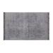 Gray 60" x 96" L Area Rug - Bungalow Rose Mabel Area Rug 96.0 x 60.0 x 0.16 in Polyester/Cotton | 60" W X 96" L | Wayfair