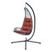 Dakota Fields Shemar Swing Chair w/ Stand Polyester | 78 H x 48 W x 40 D in | Wayfair 61D96BD0641641028EABB2497C855BC3