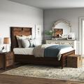 Wrigley Wood Cal King 3-Piece Bedroom Set Wood in Brown Laurel Foundry Modern Farmhouse® | 55.5 H x 79.38 W x 89.13 D in | Wayfair