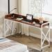 Mobile Over Bed Table with Wheels, 70.8 Inch Overbed Desk Outlet USB