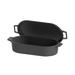 Bayou Classic® 6-qt Cast Iron Oval Fryer with Griddle Lid