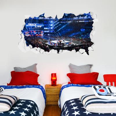 WWE SmackDown Arena Broken Wall Sticker - 90cm x 50cm height Image