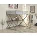 Full Size Metal Workstation Loft Bunk Bed, Silver