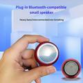 Wireless Speaker HiFi Hands-free Calling Support Interconnection Mini Portable Bluetooth-compatible5.0 Stereo Loudspeaker for Car Royal Blue