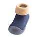 Boys Slippers Slides Kids Toddler Baby Boys Girls Solid Warm Knit Soft Sole Rubber Shoes Socks Slipper Stocking Baby Bedroom Slippers