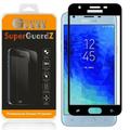 For Samsung Galaxy Express Prime 3 - SuperGuardZ FULL COVER Tempered Glass Screen Protector [Edge-To-Edge Protect Anti-Scratch Anti-Bubble] + 4-in-1 LED Stylus Pen