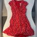 J. Crew Dresses | Jcrew Red Floral Dress | Color: Red | Size: 6