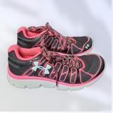 Under Armour Shoes | Girls Under Armor Shoes Size 2 | Color: Black/Pink | Size: 2g