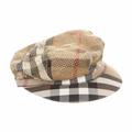 Burberry Accessories | Burberry Check Plaid Studded Newsboy Cap Hat Very Rare | Color: Gold/Tan | Size: Medium