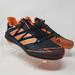 Adidas Shoes | Adidas Baseball Cleats Mens 8.5 Black Orange Adizero Afterburner 7 Spell Out | Color: Black | Size: 8.5