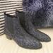 J. Crew Shoes | J. Crew Glitter Chelsea Boots, Size 7 | Color: Black/Blue | Size: 7