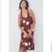 Anthropologie Dresses | Anthropologie Michaela Flounced Polka Dot Terra Cotta Midi Dress Summer M | Color: Brown/White | Size: M