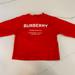 Burberry Shirts & Tops | Kids Burberry Logo Long Sleeve Shirt | Color: Red | Size: 18m