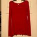 Free People Tops | Free People Xs Tunic Top | Color: Red | Size: Xs