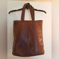 Coach Accessories | Coach Leather Tote Purse | Color: Brown | Size: Os