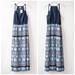 J. Crew Dresses | J.Crew Maxi Dress With Printed Skirt | Color: Blue/White | Size: 0