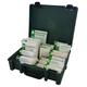 HSE Economy First Aid Kit, Green Plastic Storage For Everyday Carry, Ideal For Warehouse And Outdoors, With All First Aid Essentials (1-10 Persons First Aid Kit)