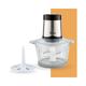 Swan Electric Food Chopper, Food Processor, 1.8L Glass Bowl, 26000 RPM Motor, Stainless Steel Blade & Beating Blade, Anti-slip Removeable Mat, 2 Speed Settings, Stainless Steel, SP42010N