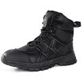 LUDEY Military Boots for Men Tactical Boots Lightweight Hiking Boots Durable Combat Boots Breathable Security Boots Work Boots Jungle Boots Waterproof Police Boots Black 6.5UK