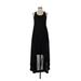 Kenneth Cole New York Casual Dress - Midi Scoop Neck Sleeveless: Black Print Dresses - Women's Size X-Small