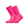 Socken UPHILLSPORT ""SAANA JR 2er Pack"" Gr. 28-30, rosa Herren Socken mit Flextech-Struktur