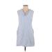 Crown & Ivy Casual Dress - Shift: Blue Dresses - Women's Size 4