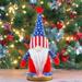 The Holiday Aisle® American Flag Colored Plush Gnome, Patriotic Home Decor (version 2) | 9.4 H x 5.5 W x 2.7 D in | Wayfair