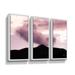 Loon Peak® Elgar Mountain View - 3 Piece Floater Frame Print on Canvas in White | 24 H x 36 W x 2 D in | Wayfair 5D9EDF019CA646BA90ED960F53C2306E