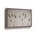 Latitude Run® Kazmir Natural Grasses - Floater Frame Print on Canvas Canvas, Glass in Gray | 16 H x 24 W x 2 D in | Wayfair