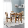 Julian Bowen Coxmoor 120 Cm Extending Dining Table And 4 Chairs