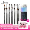 Jessup-Ensemble de pinceaux de maquillage professionnels pour les yeux brosse synthétique pour fard