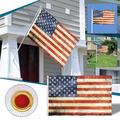 RKSTN 4th of July Decorations Front Porch Decor 1PC American Polyester Flag - USA Garden Flags With Brass Grommets 3 X 5FT Fourth of July Decorations Patriotic Decor on Clearance