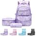 Star Printed 3Pack School Backpack Lunch Bag Pencil Case Backpack for Teenagers Girls Primary Schools Middle Schools and Boys