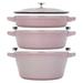 STAUB Cast Iron 4-pc Stackable Set