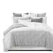 Perry Silver Twin Comforter & 1 Sham Set, plus 1 bonus cushion