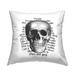 Stupell Halloween Witch Spell Skull Phrase Printed Throw Pillow Design by Lettered and Lined