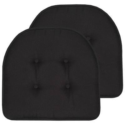 U-Shaped Memory Foam Chair Pad Pairs (Assorted Colors) - 16"x17"