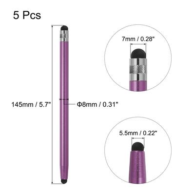 5pcs Stylus Pens for Touch Screens Capacitive Stylus Pen, Purple