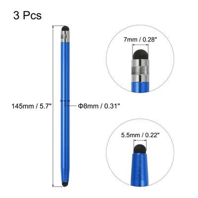 3pcs Stylus Pens for Touch Screens Capacitive Stylus Pen, Blue