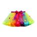 Summer Outfits For Teens Girls 2023 Trendy Kids Tutu Tulle Party Dance Ballet Toddler Rainbow Baby Skirt Clothes Suit