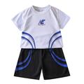 Summer Outfits For Teens Girls 2023 Trendy Toddler Children Kids Children S Short Sleeved Running Sportswear Casual For Boys Tshirt Shorts Two Piece Clothes Suit