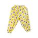 B91xZ Toddler Pants Girls Toddler Kids Baby Girls Boys Cotton Polka Dots Linen Elastic Basic Long Pants Bloomers Casual Yellow Sizes 3-4 Years