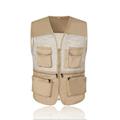 Toma NERIES Summer Fishing Jacket with Front Pockets Multiple Size Zipper Waistcoat Men s Outerwear Vests Outdoor Games Accessories Khaki/XXXL