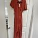 American Eagle Outfitters Dresses | Coral/Orange American Eagle Wrap Dress | Color: Orange | Size: M