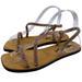 Free People Shoes | Free People Sandal Crystal Cove Slingback Size 6.5 | Color: Brown/Tan | Size: 6.5