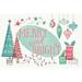 The Holiday Aisle® Retro Christmas I Bright Canvas in Black/Green/Pink | 20 H x 30 W x 1.25 D in | Wayfair E9D9D4F030B24496AC17A2859A20897B