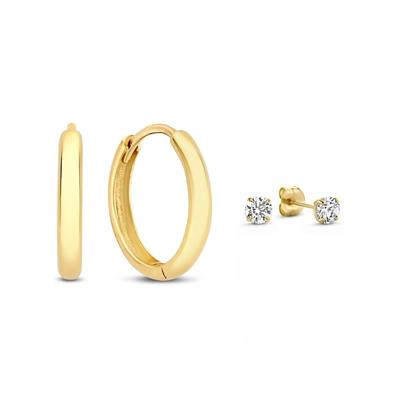 Isabel Bernard - Geschenkset Isabel Bernard Cadeau d'Isabel - 585 gold Schmuck-Set 1 ct Damen