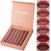 YiFudd 6 Colors Matte Liquid Lipstick Makeup Set 6pcs Non-stick Cup Matte Lip Gloss Long-Lasting Wear Not Fade Waterproof Lip Gloss Anniversary Party Makeup Gifts for Girls